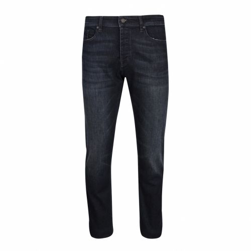Casual Mens Dark Blue Taber Tapered Fit Jeans 51617 by BOSS from Hurleys