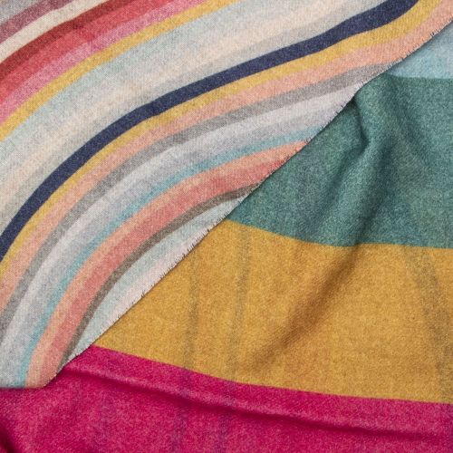 Womens Swirl & Stripe Scarf 97143 by PS Paul Smith from Hurleys