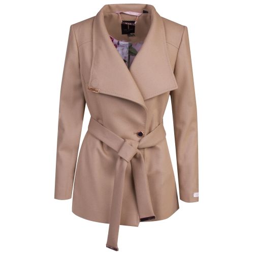 Womens Camel Rytaa Short Wool Coat 40286 by Ted Baker from Hurleys