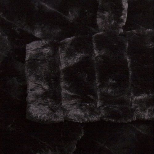 Womens Black Vifarry Faux Fur Jacket 33760 by Vila from Hurleys