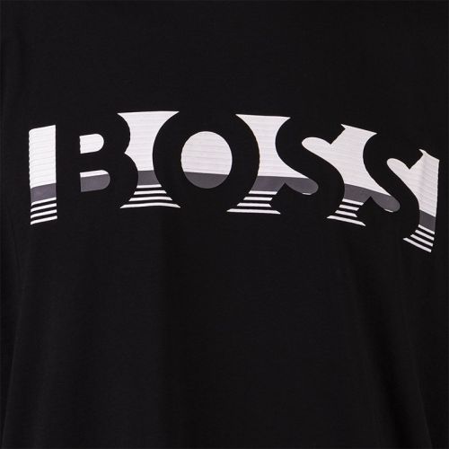Athleisure Mens Black  Tee 1 Degrade Logo S/s T Shirt 106964 by BOSS from Hurleys