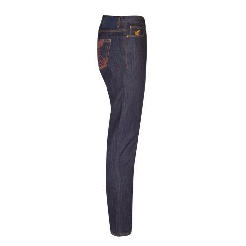 Anglomania Mens Blue Branded Tapered Fit Jeans 29579 by Vivienne Westwood from Hurleys