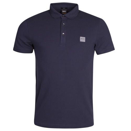 Casual Mens Dark Blue Passenger S/s Polo Shirt 26276 by BOSS from Hurleys