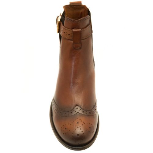 Womens Tan Caliso Brogue Boots 67816 by Moda In Pelle from Hurleys