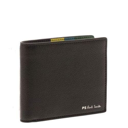 Mens Black Smooth Bifold Wallet 28696 by PS Paul Smith from Hurleys