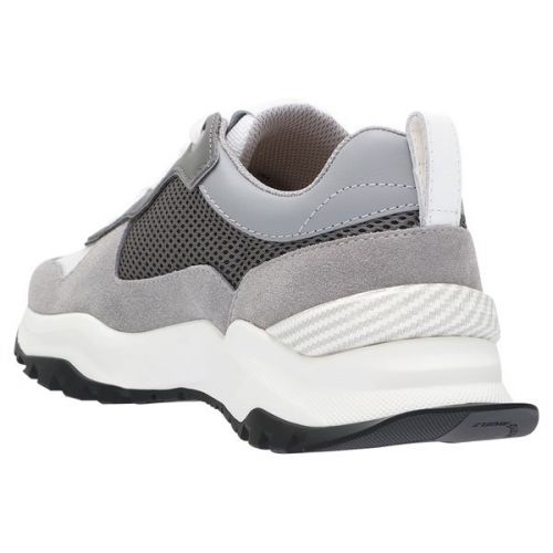 Mens White/Grey Leo Carrillo Carbon Fibre Trim Trainers 108860 by Android Homme from Hurleys