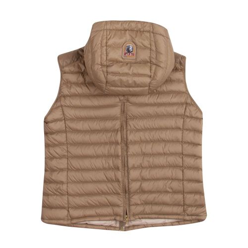 Girls Cappuccino Hope Lightweight Hooded Gilet 89977 by Parajumpers from Hurleys