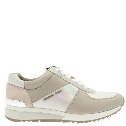 Womens Pearl Grey Allie Wrap Trainers 18009 by Michael Kors from Hurleys