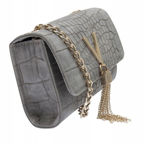 Womens Grey Audrey Croc Tassel Crossbody Bag 53827 by Valentino from Hurleys