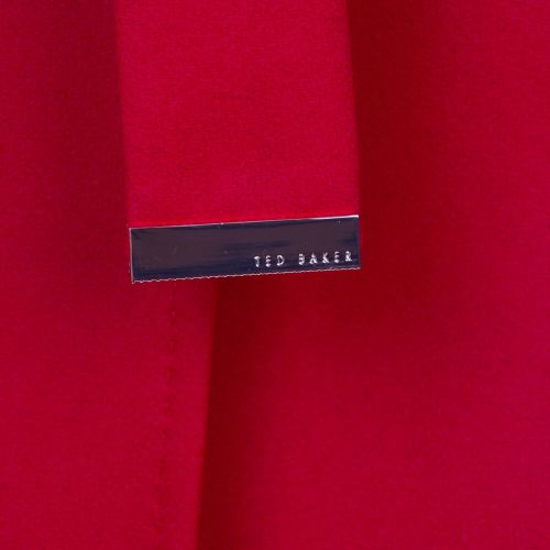 Womens Bright Red Aurore Long Wrap Collar Coat 62078 by Ted Baker from Hurleys