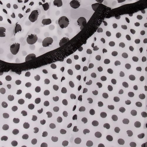 Womens White/Black Cleo Spot Blouse 38496 by Forever Unique from Hurleys