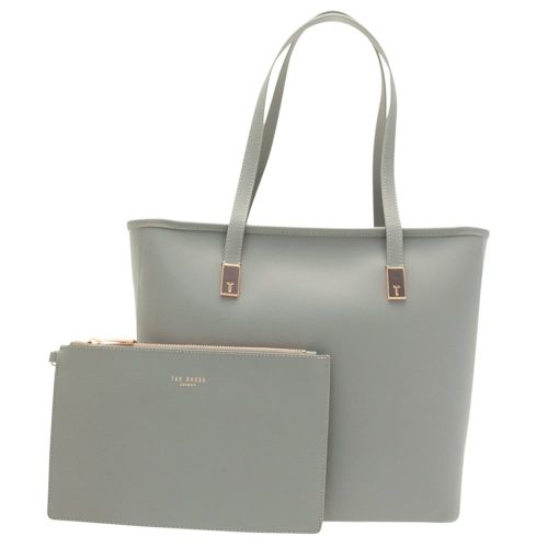 Womens Mid Grey Cindyy Large Leather Shopper Bag 16745 by Ted Baker from Hurleys