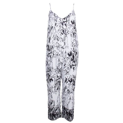 Summer White & Black Copley Crepe Jumpsuit 70756 by French Connection from Hurleys