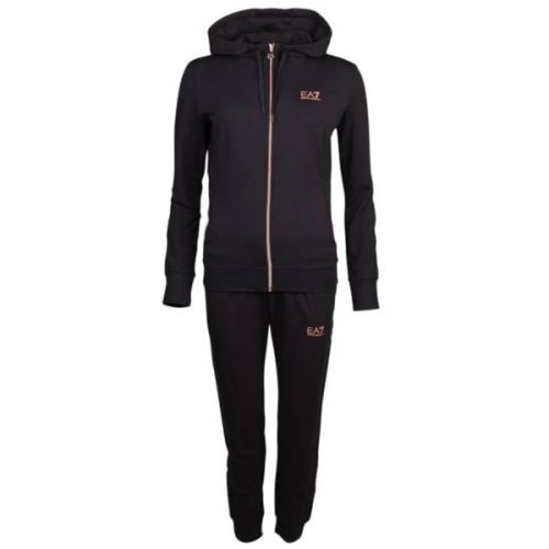Womens Black Training Logo Tracksuit 11364 by EA7 from Hurleys