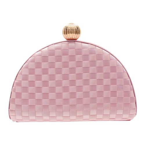Womens Baby Pink Kyla Weave Clutch Bag 9888 by Ted Baker from Hurleys