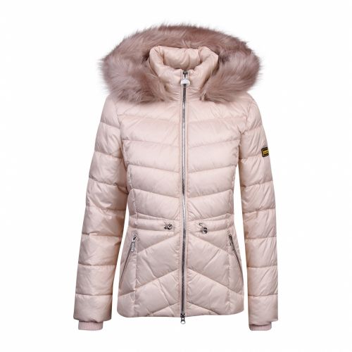Womens Oyster Island Hooded Quilted Jacket 46667 by Barbour International from Hurleys