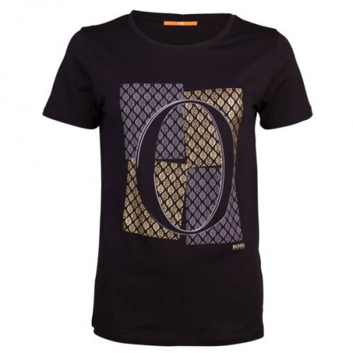 Casual Womens Black Tushurti S/s T Shirt 19217 by BOSS from Hurleys