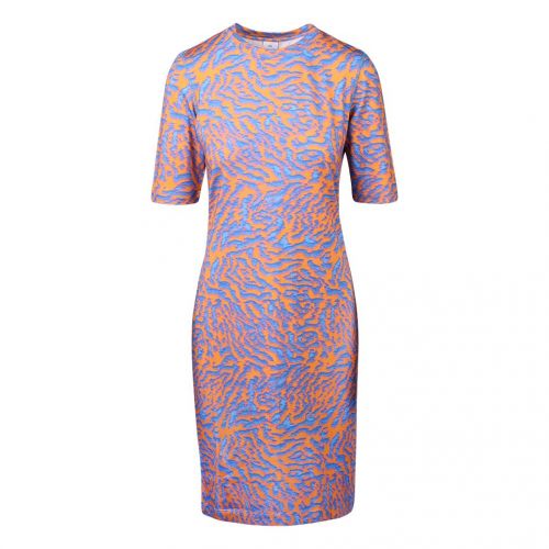 Womens Orange Animal Print Jersey Dress 105271 by PS Paul Smith from Hurleys