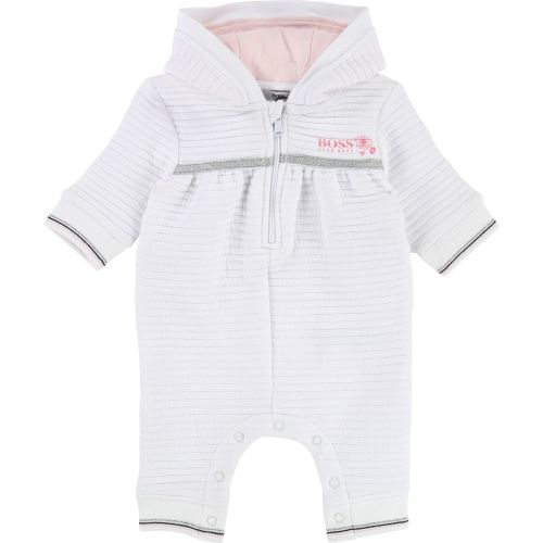 Baby White Soft Hood All In One 28338 by BOSS from Hurleys