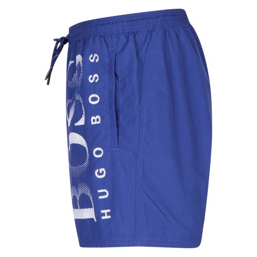Mens Medium Blue Octopus Side Logo Swim Shorts 45221 by BOSS from Hurleys