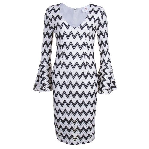 Womens Black & White Mika Dress 72296 by Forever Unique from Hurleys