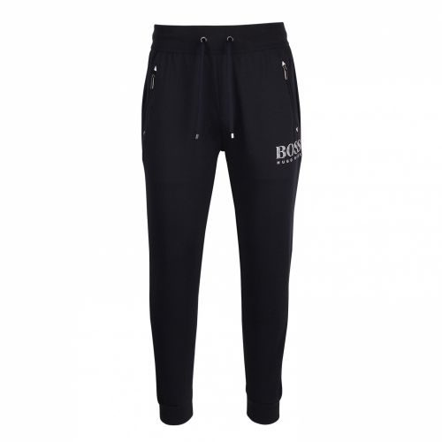 Mens Dark Blue Branded Sweat Pants 57157 by BOSS from Hurleys