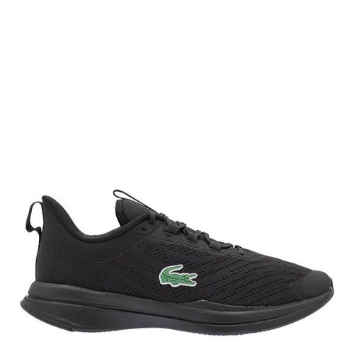 Mens Black Run Spin Trainers 109587 by Lacoste from Hurleys