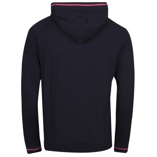 Mens Dark Blue Authentic Trim Hooded Zip Sweat Top 23478 by BOSS from Hurleys