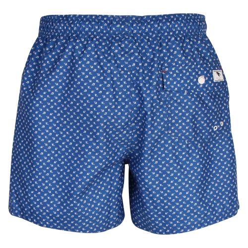 Mens Bright Blue Suspect Print Swim Shorts 59907 by Ted Baker from Hurleys