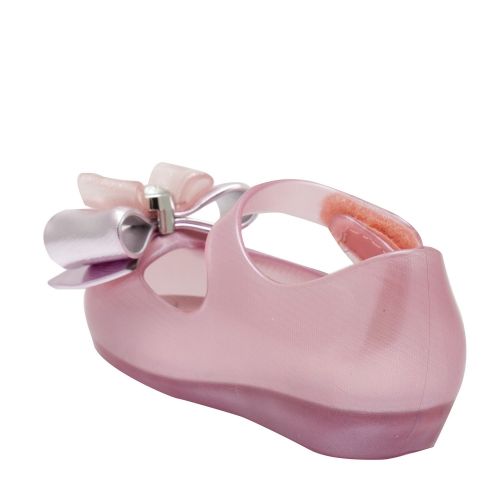 Girls Pink Mini Ultragirl Jewel Shoes (4-11) 58832 by Mini Melissa from Hurleys