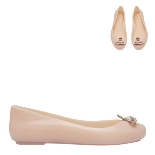 Vivienne Westwood Womens Blush Rose Orb Sweet Love Shoes 89710 by Melissa from Hurleys