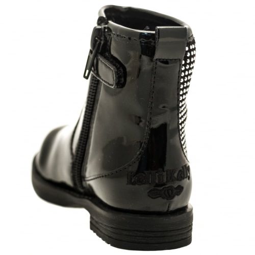 Girls Black Patent Betty Boots (22-27) 66490 by Lelli Kelly from Hurleys