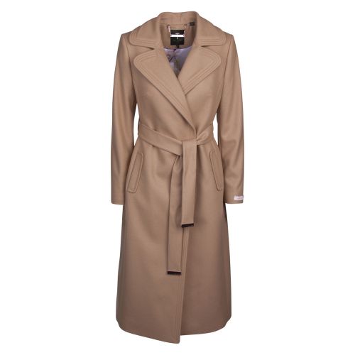 Womens Camel Gabella Long Coat 41932 by Ted Baker from Hurleys