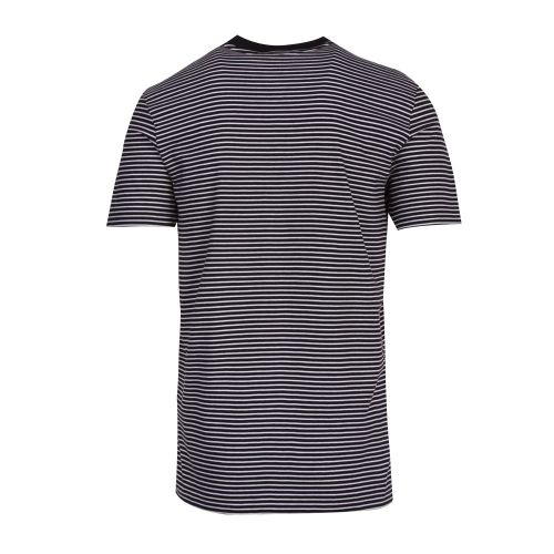 Mens Black Small Stripe Small Logo S/s T Shirt 56167 by Calvin Klein from Hurleys