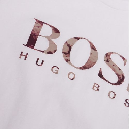Casual Mens White Tauch 1 Branded S/s T Shirt 42559 by BOSS from Hurleys