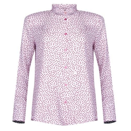 Womens Raspberry Multicoloured Print Blouse 35692 by PS Paul Smith from Hurleys