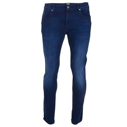 Mens Medium Blue C-Delaware Slim Fit Jeans 6628 by BOSS from Hurleys
