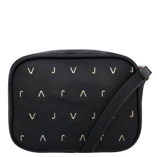 Womens Black Letter Small Crossbody Bag 21784 by Versace Jeans from Hurleys
