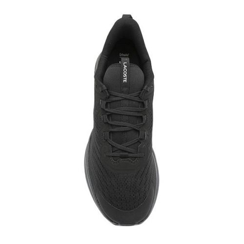 Mens Black Run Spin Trainers 109585 by Lacoste from Hurleys