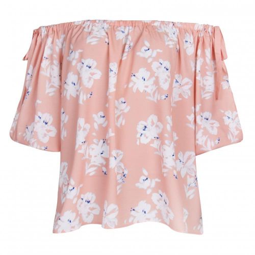 Womens Peach Blossom Verona Crepe Bardot Top 25642 by French Connection from Hurleys