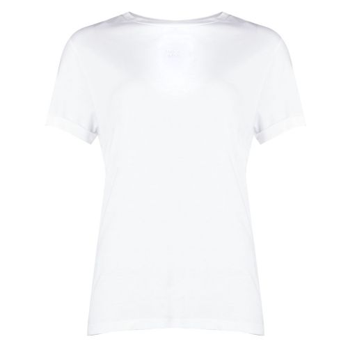 Casual Womens White Timek Logo S/s T Shirt 34479 by BOSS from Hurleys