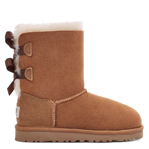 Kids Chestnut Bailey Bow II Boots (12-3) 99404 by UGG from Hurleys