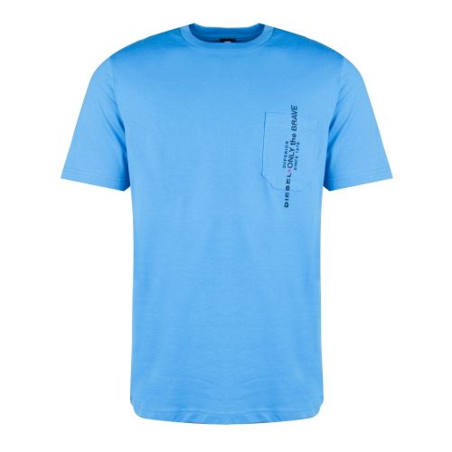 Mens Blue T-Just-Pocket S/s T Shirt 27690 by Diesel from Hurleys