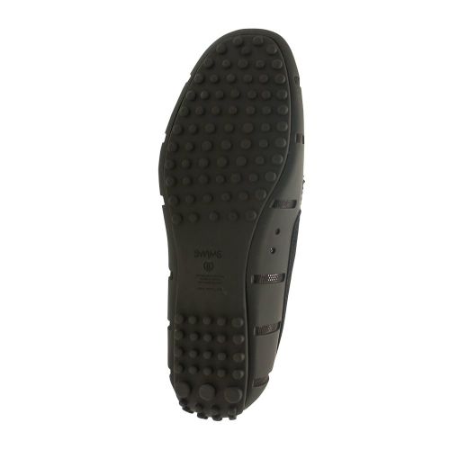 Mens Black & Grey Webbing Loafer Driver 7970 by Swims from Hurleys