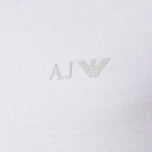 Mens White Muscle Fit S/s Polo Shirt 66349 by Armani Jeans from Hurleys