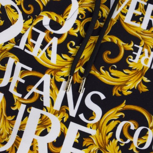 Mens Black Baroque Print Sweat Shorts 43648 by Versace Jeans Couture from Hurleys