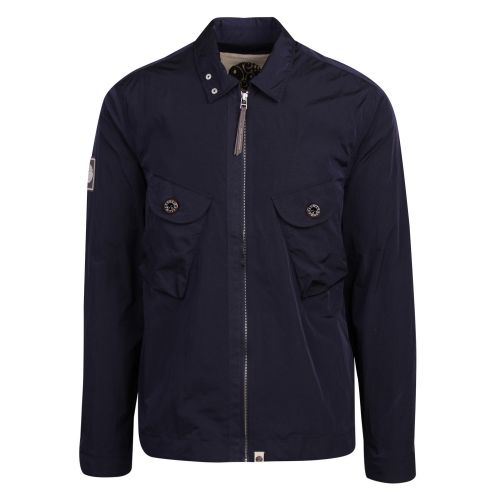Mens Navy Metal Overshirt 57529 by Pretty Green from Hurleys