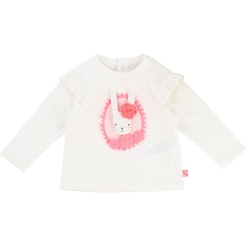 Baby Girls White 3D Rabbit L/s T Shirt 13078 by Billieblush from Hurleys
