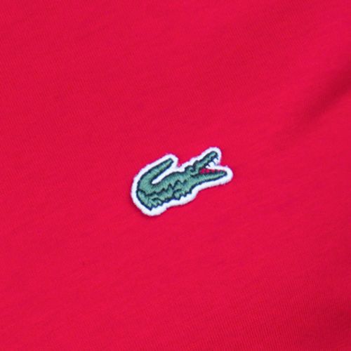 Mens Red Basic Regular Fit S/s Tee Shirt 71293 by Lacoste from Hurleys