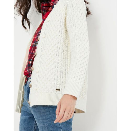 Womens Cream Aidy Cable Cardigan 97548 by Joules from Hurleys